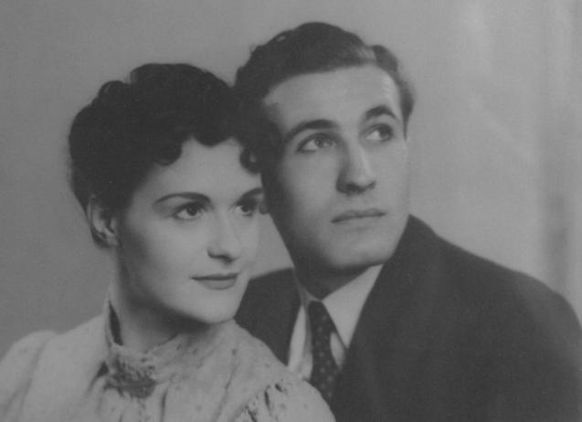 Barry Morse and Sydney Sturgess